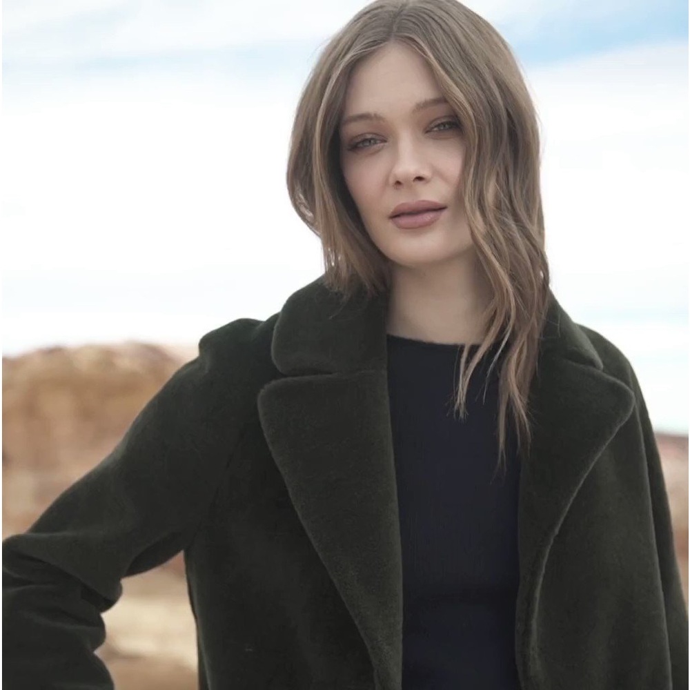 Soia & Kyo Rubina Brushed Wool Jacket in Matcha - Picture 11 of 11
